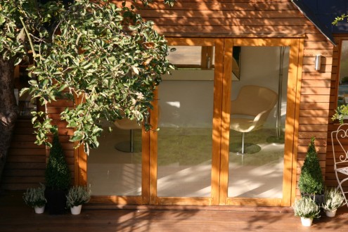 home office and garden studio